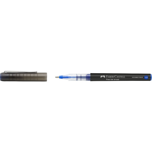 ROLLER FREE INK 1.5MM ALBASTRU FABER-CASTELL