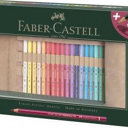 ROLLUP 30 CREIOANE COLORATE POLYCHROMOS + 3 CR CASTELL 9000 FABE