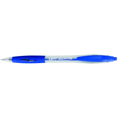 PIX CU MECANISM ALBASTRU GRIP ATLANTIS CLIC BIC