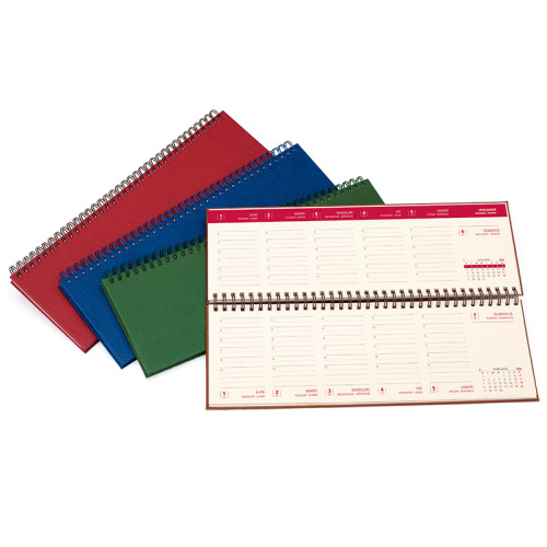PLANNER BIROU 30X10 VERDE HARTIE IVORY 2022 EGO