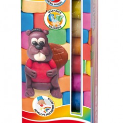 PLASTILINA 10 CULORI 200G KORES