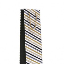 PUNGI CADOU STICLA BLACK & GOLD B 120*90*390MM ROTOLUX