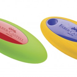 RADIERA OVALA CU MIJLOC PLASTIC FABER-CASTELL