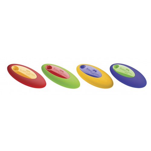 RADIERA OVALA CU MIJLOC PLASTIC FABER-CASTELL
