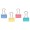 CLIPS HARTIE 15MM COLOR 60 BUC/CUT. PLASTIC DELI