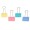 CLIPS HARTIE 32MM COLOR 24 BUC/CUT. PLASTIC DELI