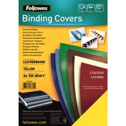 COPERTI CARTON A4 GALBENE 100/TOP FELLOWES