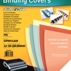 COPERTI PLASTIC A3 200 MICRONI TRANSPARENTE 100/TOP FELLOWES