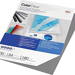 COPERTI PLASTIC A4 180 MICRONI FUMURII 100/TOP GBC