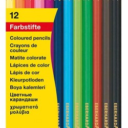 CREIOANE COLORATE 12 CULORI CUTIE METAL EBERHARD FABER