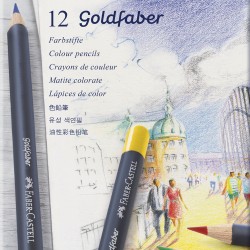 CREIOANE COLORATE 12 CULORI GOLDFABER CUTIE METAL FABER-CASTELL