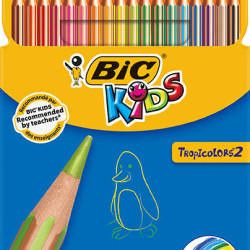 CREIOANE COLORATE 18 CULORI TROPICOLORS BIC