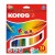 CREIOANE COLORATE 24 CULORI + ASCUTITOARE TRIUNGHIULARE KORES