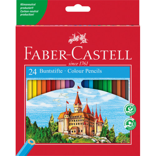 CREIOANE COLORATE 24 CULORI FABER-CASTELL