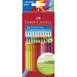 CREIOANE COLORATE 24 CULORI GRIP 2001 FABER-CASTELL