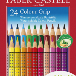 CREIOANE COLORATE 24 CULORI GRIP 2001 FABER-CASTELL