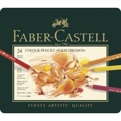 CREIOANE COLORATE 24 CULORI POLYCHROMOS FABER-CASTELL
