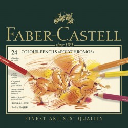 CREIOANE COLORATE 24 CULORI POLYCHROMOS FABER-CASTELL