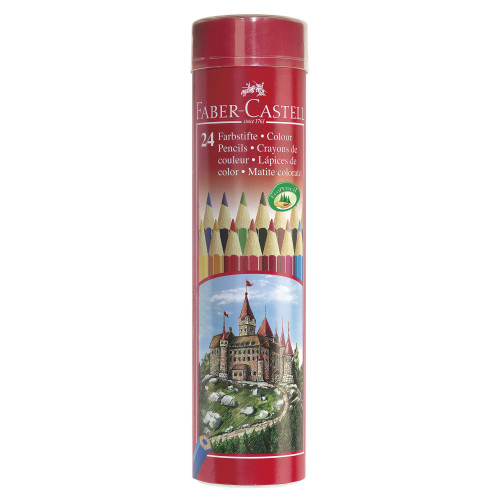 CREIOANE COLORATE 24 CULORI TUB FABER-CASTELL