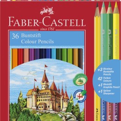 CREIOANE COLORATE 36+3+1 CULORI ECO FABER-CASTELL