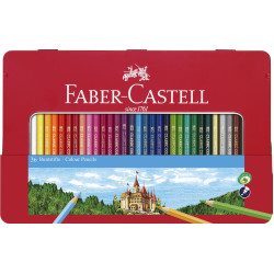CREIOANE COLORATE 36 CULORI CUTIE METAL-2 FABER-CASTELL