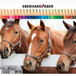 CREIOANE COLORATE 36 CULORI CUTIE METAL EBERHARD FABER