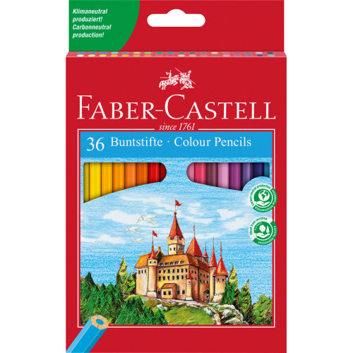 CREIOANE COLORATE 36 CULORI FABER-CASTELL