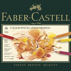 CREIOANE COLORATE 36 CULORI POLYCHROMOS FABER-CASTELL