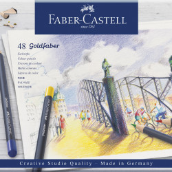 CREIOANE COLORATE 48 CULORI GOLDFABER CUTIE METAL FABER-CASTELL