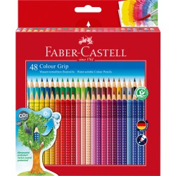CREIOANE COLORATE 48 CULORI GRIP FABER-CASTELL