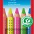 CREIOANE COLORATE 5 CULORI NEON JUMBO GRIP FABER-CASTELL