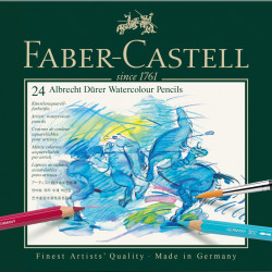 CREIOANE COLORATE ACUARELA 24 CULORI A. DURER FABER-CASTELL
