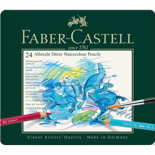 CREIOANE COLORATE ACUARELA 24 CULORI A. DURER FABER-CASTELL