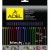 CREIOANE COLORATE LEMN NEGRU 24 CULORI ADEL
