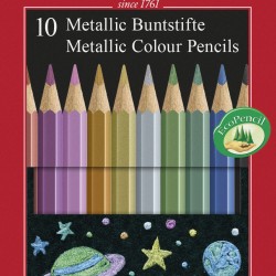 CREIOANE COLORATE METALIZATE 10 CULORI FABER-CASTELL