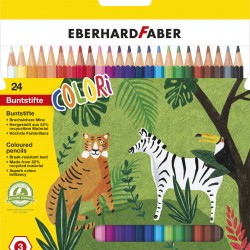 CREIOANE COLORATE PLASTIC 24 CULORI EBERHARD FABER