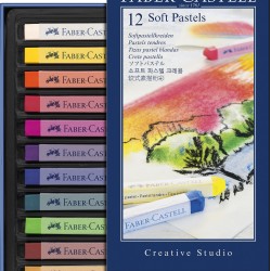 CREIOANE PASTEL SOFT 12 CULORI FABER-CASTELL