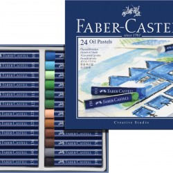 CREIOANE ULEI PASTEL 24 CULORI FABER-CASTELL