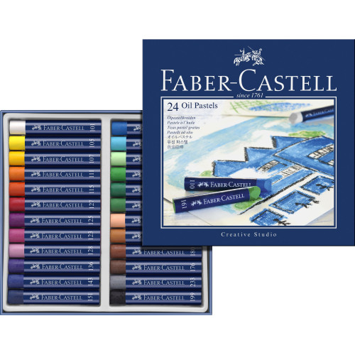 CREIOANE ULEI PASTEL 24 CULORI FABER-CASTELL