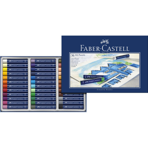CREIOANE ULEI PASTEL 36 CULORI FABER-CASTELL