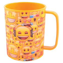 CANA PLASTIC 325ML EMOJI PIGNA