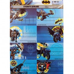ETICHETE SCOLARE 40/SET BATMAN PIGNA