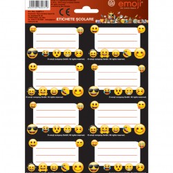 ETICHETE SCOLARE 40/SET EMOJI PIGNA