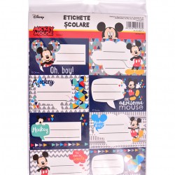 ETICHETE SCOLARE 40/SET MICKEY PIGNA
