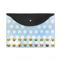 MAPA PLASTIC CU BUTON A4 EMOJI PIGNA
