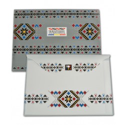MAPA PLASTIC CU BUTON A4 ETHNO MODEL II PIGNA