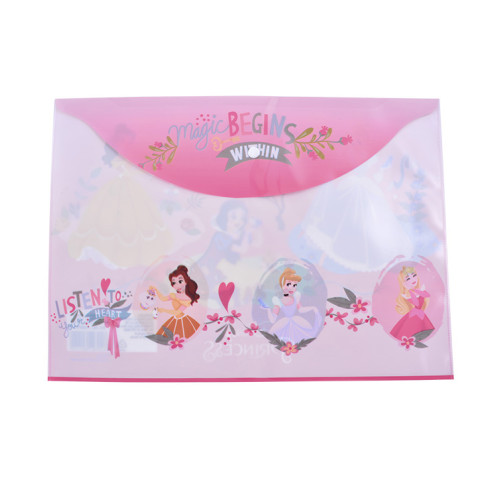 MAPA PLASTIC CU BUTON A4 PRINCESS PIGNA