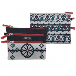 PENAR ETUI ETHNO CANVAS 3 FERMOARE PIGNA