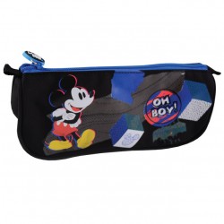 PENAR ETUI TRIUNGHIULAR MICKEY ALBASTRU-NEGRU PIGNA