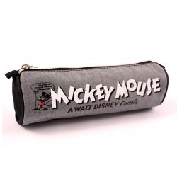 PENAR ETUI TUBULAR MICKEY DENIM NEGRU VINTAGE PIGNA